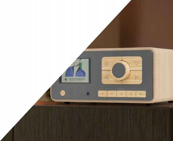 WIFI Internet Radio DAB+ FM Dozza Light Brown for Living Room Bedroom Kitchen Manufacturer code 102.520