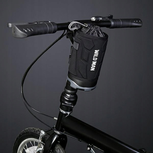 WILDMAN Bicycle Pouch/Handle R1 Frame Pouch Black-Grey /Black-Gray Manufacturer code R1