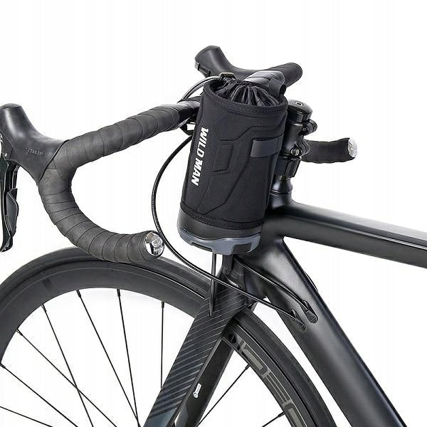 WILDMAN Bicycle Pouch/Handle R1 Frame Pouch Black-Grey /Black-Gray