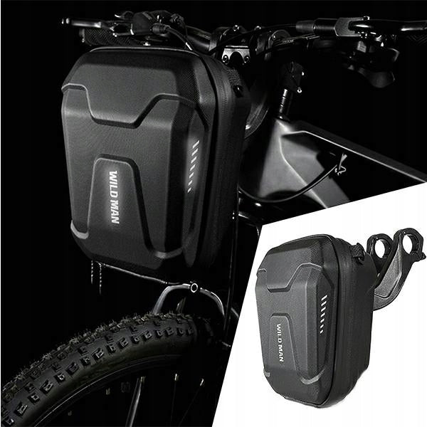 WILDMAN Bicycle case/handle E8 3L frame pouch black/black Kind front