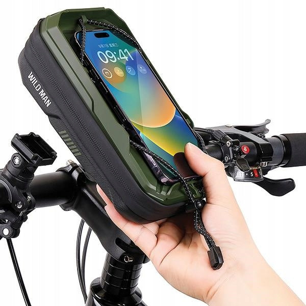 WILDMAN Bicycle frame pouch GX330bike holder green/green Brand Wild Man