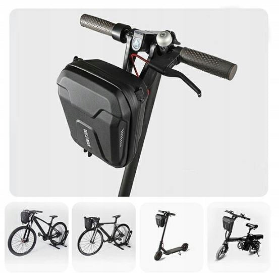 WILDMAN E8 Bike Handlebar Pouch Black Handlebar Bag Capacity 3 l