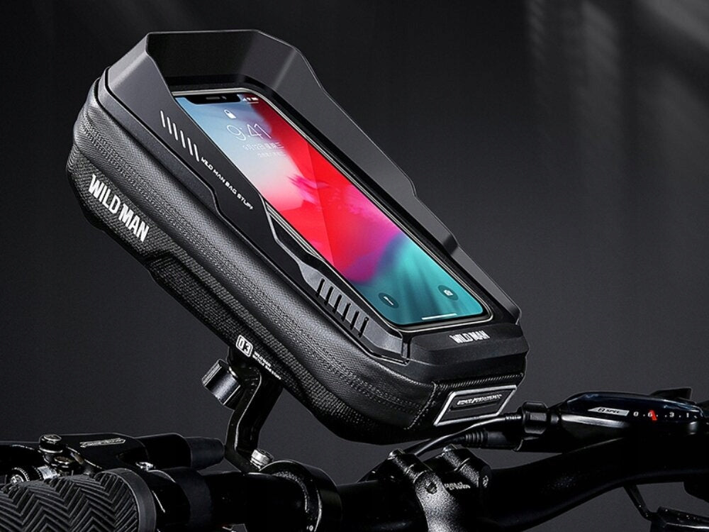 WILDMAN GRV1 Bike Handlebar Bag Color black