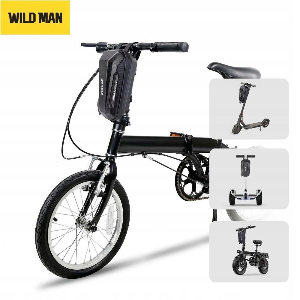 WILDMAN scooter handlebar pouch waterproof 2L GD9 black Packaging status original