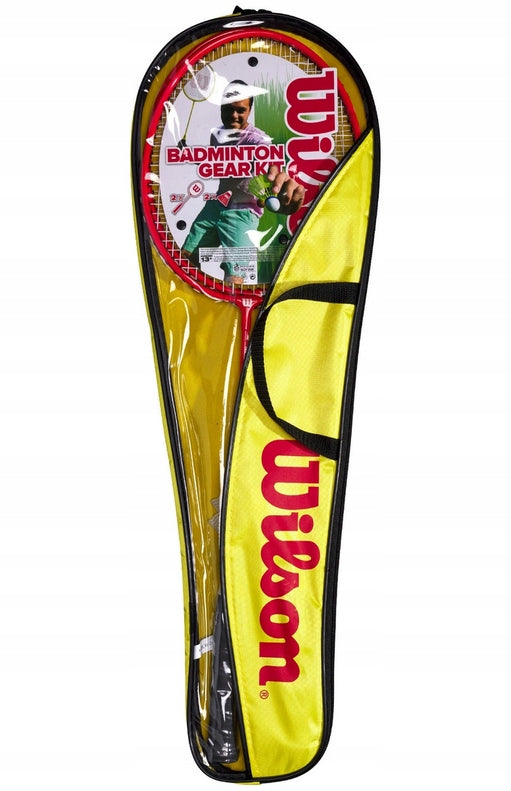 WILSON BADMINTON SET 2 RACKETS HYPER 6000 +LOTKI+BAG Brand Wilson