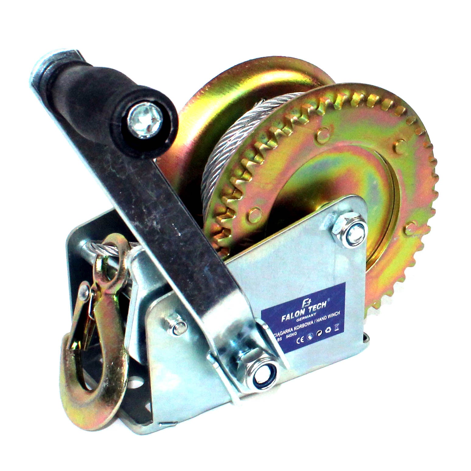 WINCH HAND CRANK WINCH 500lbs FOR PULLING QUAD BOATS