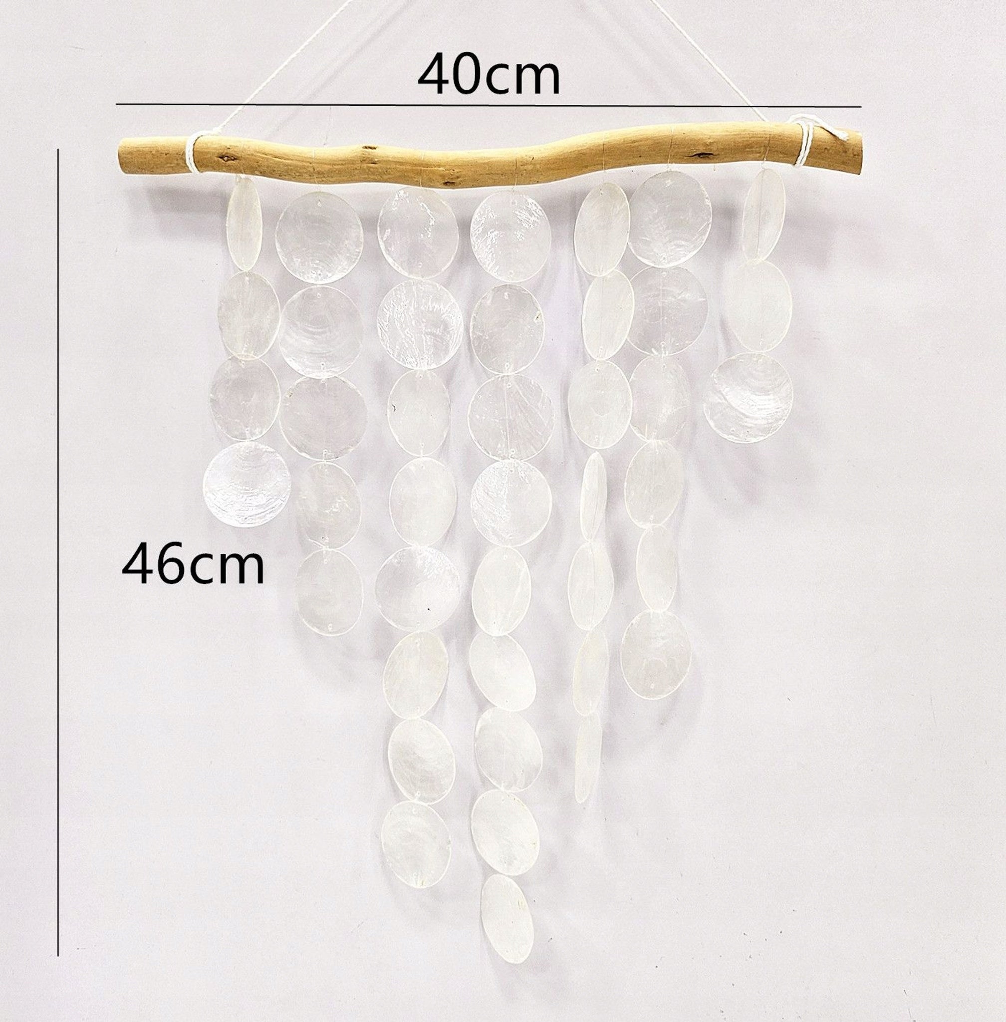 WIND BELL shells BOHO wall decoration 40x46 cm Packaging status original