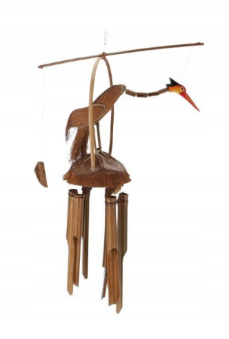 WIND GONG BAMBOO BIRD 110CM INDONESIA TERRACE GARDEN DECORATION Manufacturer code długość produktu 110,00cm