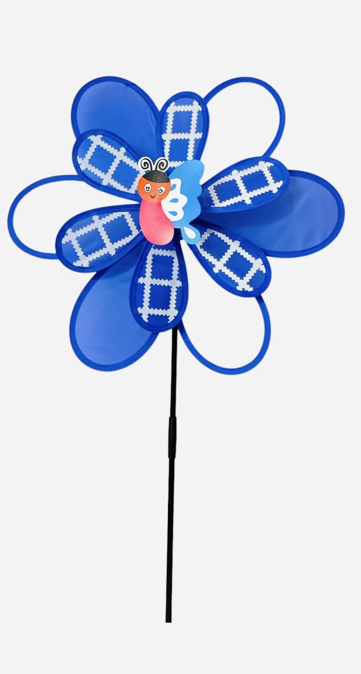 WINDMILL FAN ON A STICK COLORFUL FOR CHILDREN ORNAMENT GARDEN DIAMETER 40CM Manufacturer code TP532
