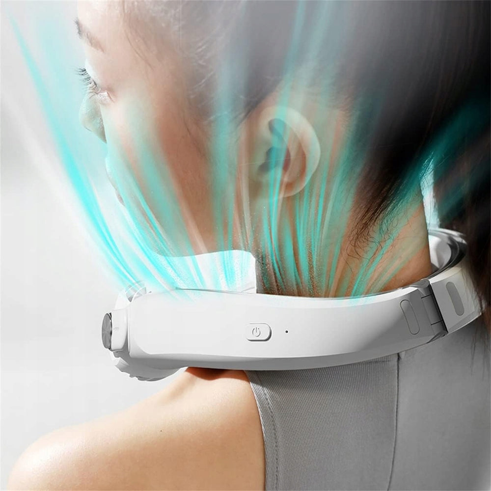 WINDMILL NECK FAN NECK USB-C PORTABLE 3 MODES 2400mAh Quiet Fan type mini