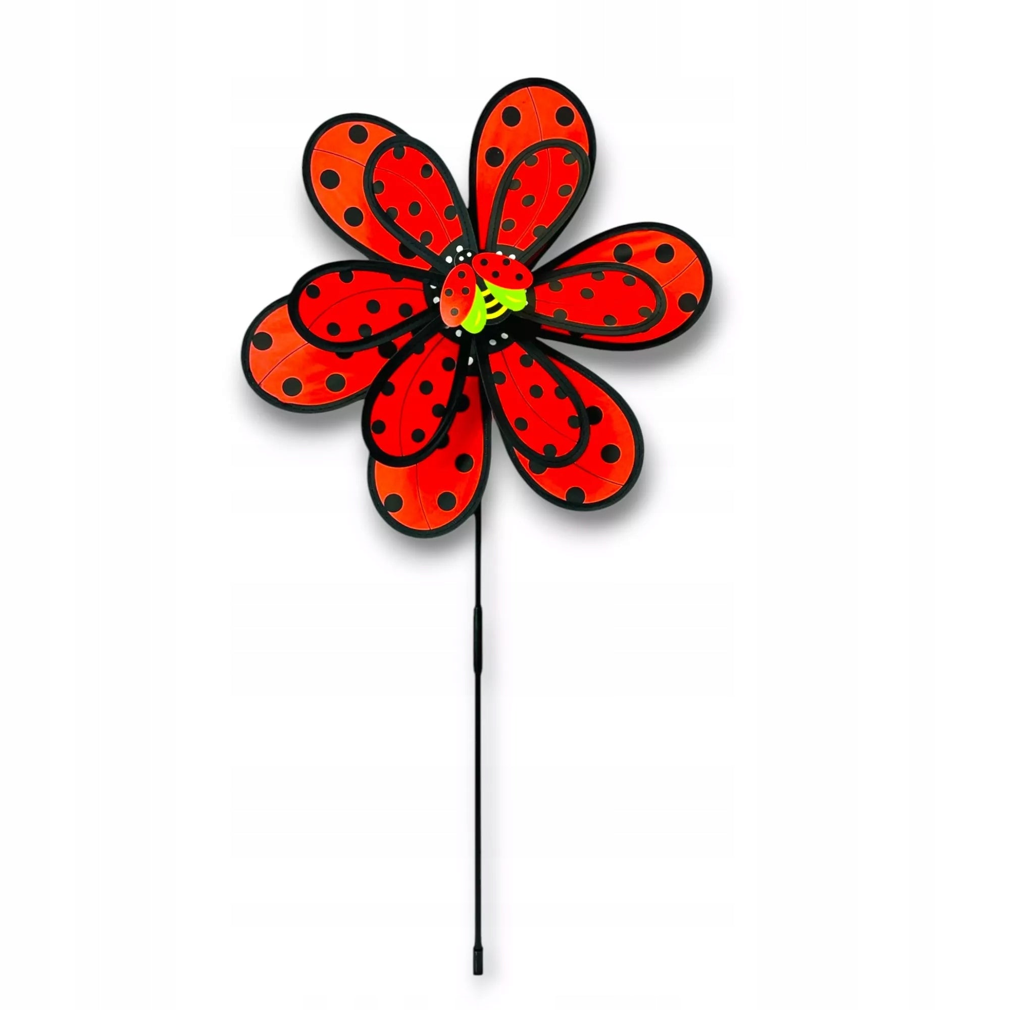 WINDMILL ON A STICK COLORFUL FOR CHILDREN ORNAMENT GARDEN DIAMETER 38CM