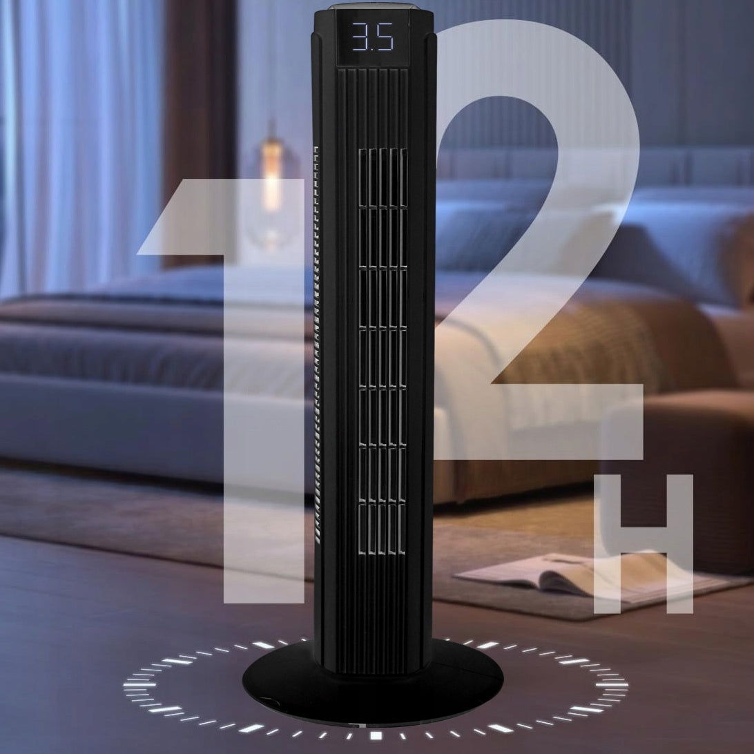 WINDMILL STANDING FLOOR COLUMN FAN QUIET REMOTE CONTROL 12M Model WENTYLATOR KOLUMNOWY WIATRAK STOJĄCY PODŁOGOWY