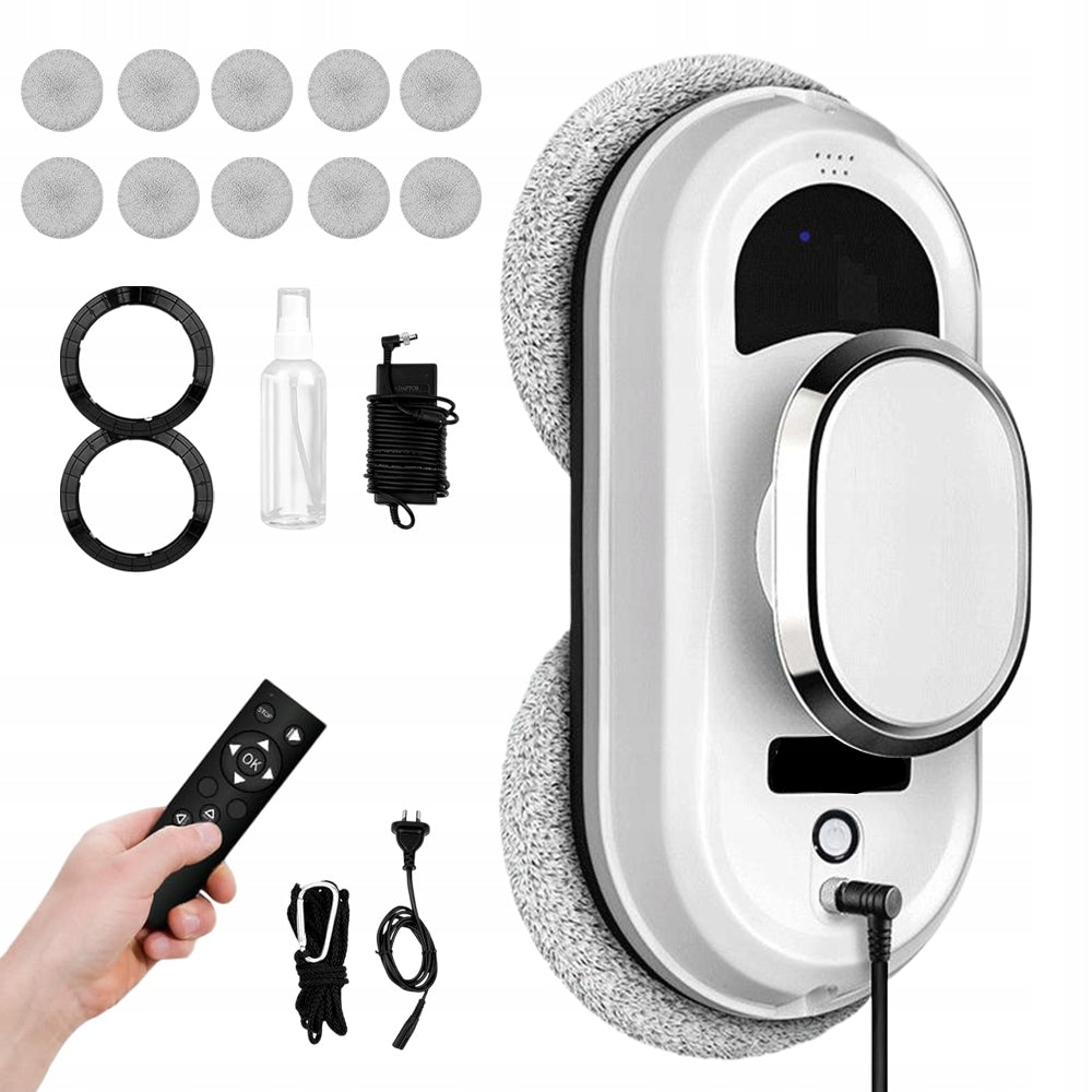 WINDOW AND GLASS CLEANING ROBOT WITH EDGE DETECTION AND PROTECTION SYSTEM