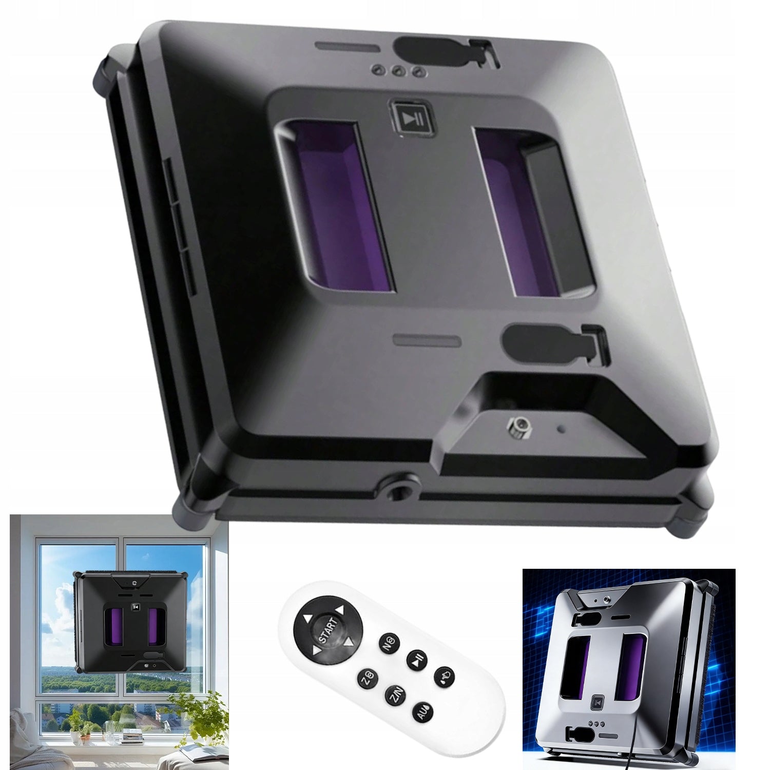 WINDOW CLEANING ROBOT 3000PA SMART BRUSHLESS DOUBLE TANK