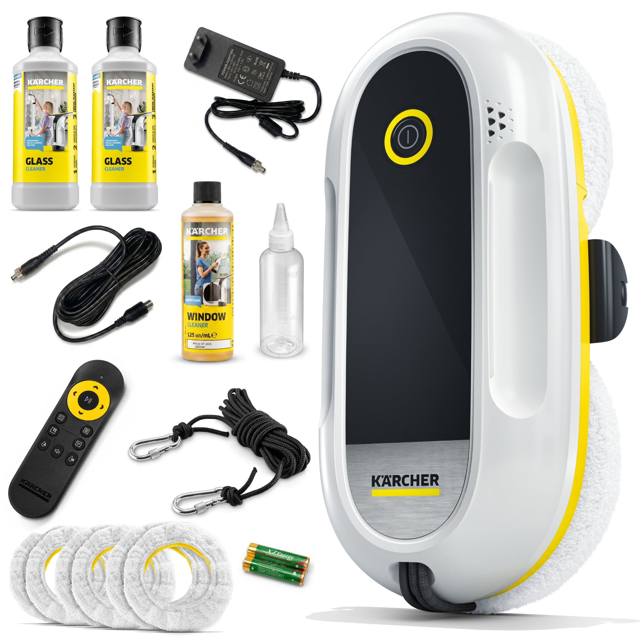 WINDOW CLEANING ROBOT KARCHER RCW 2 + 2x WINDOW CLEANING CONCENTRATE RM 500 ML