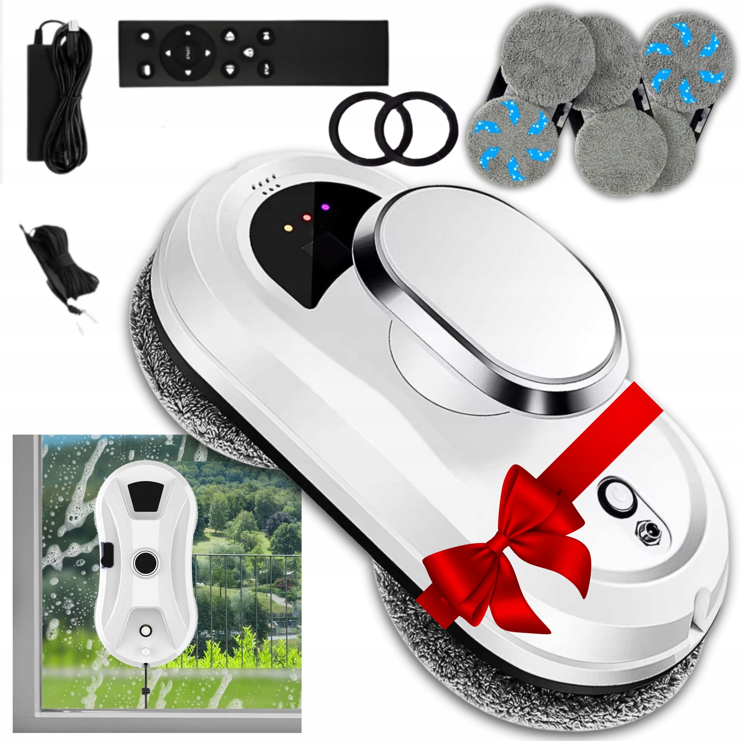 WINDOW CLEANING ROBOT MIRROR CLEANER WASHER SET 23in1+ FREEBIE