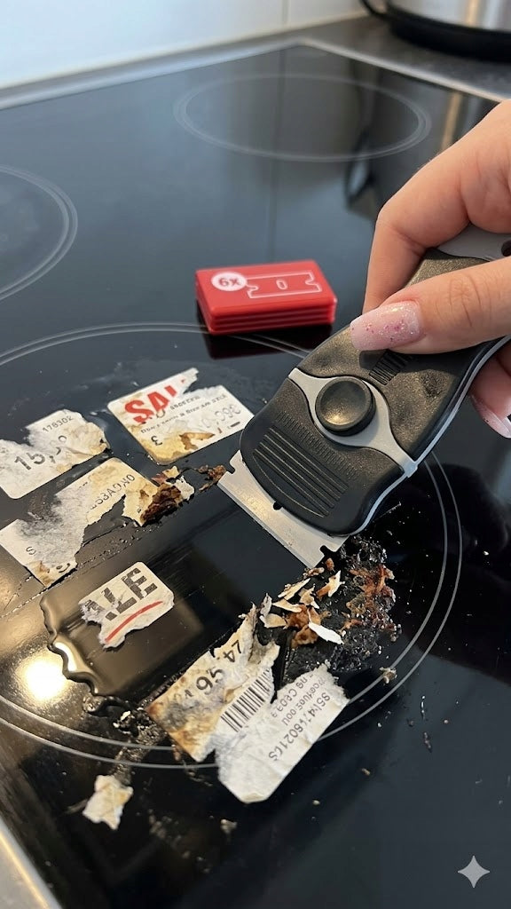 WINDOW CLEANING SCRAPER INDUCTION WINDOW STICKERS universal 6 blades Brand JES Collection