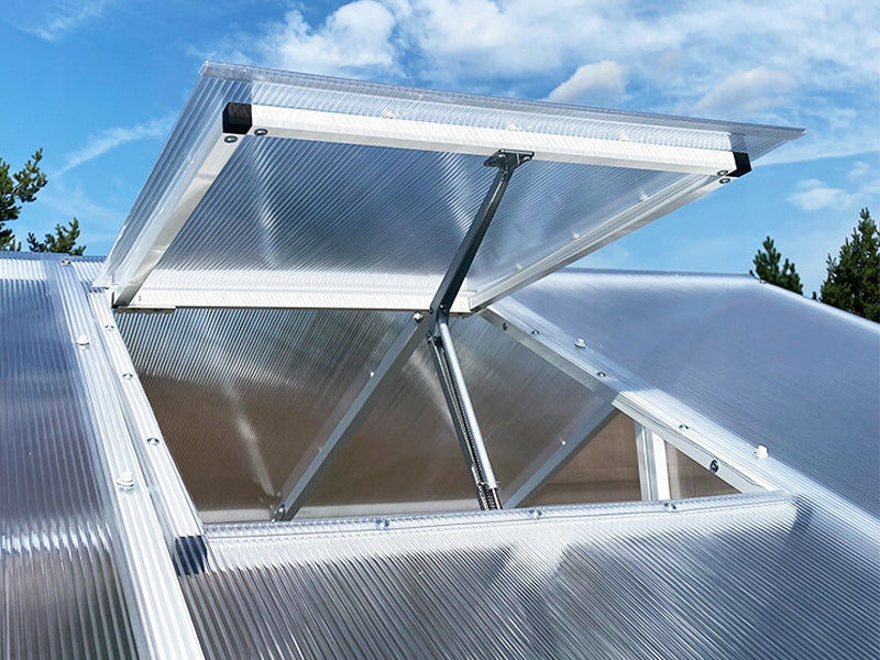 WINDOW FOR GREENHOUSE WITH VENDING MACHINE WHITE PTF POLAND