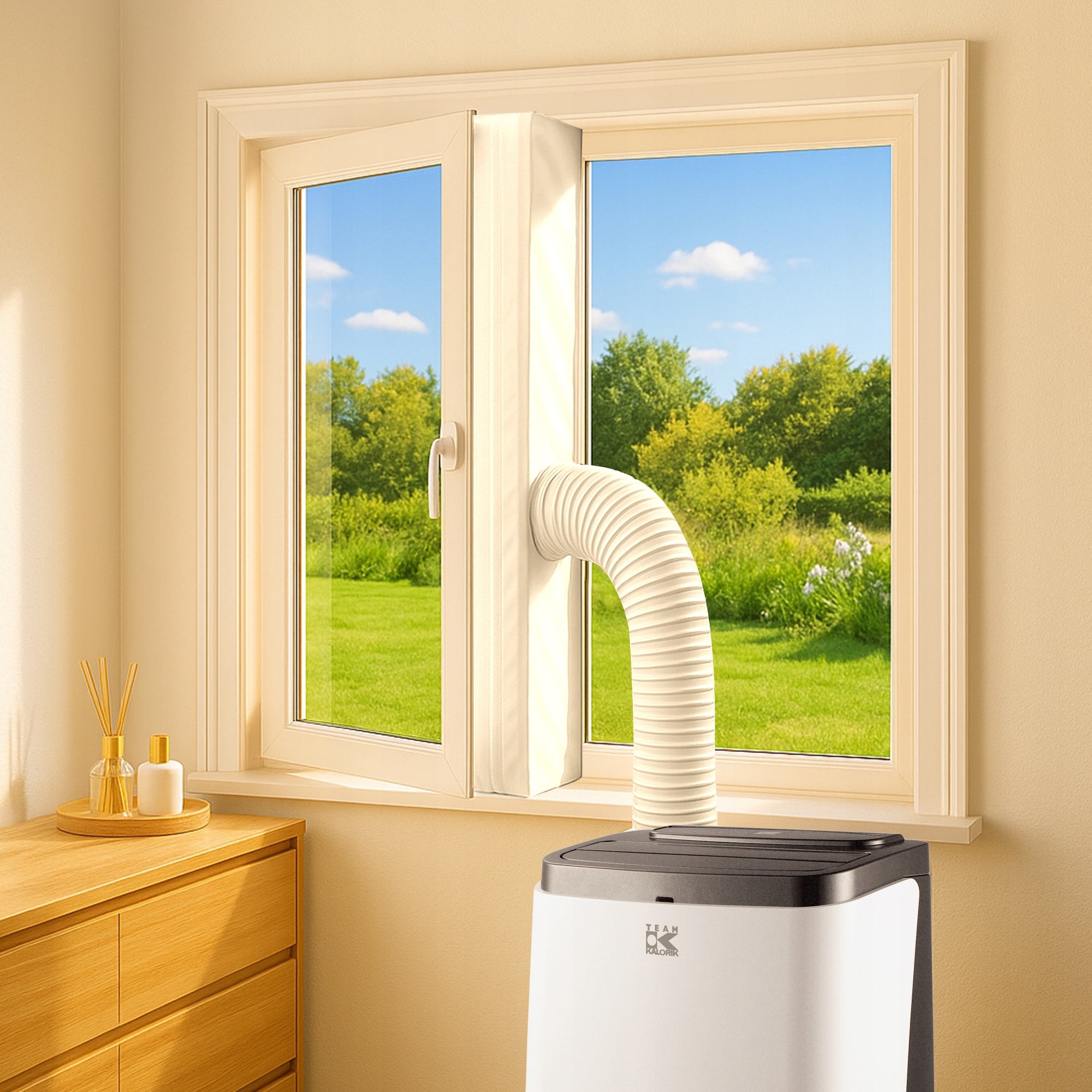 WINDOW SEAL FOR PORTABLE AIR CONDITIONER SLEEVE PIPE WINDOW 330cm Brand Kalorik