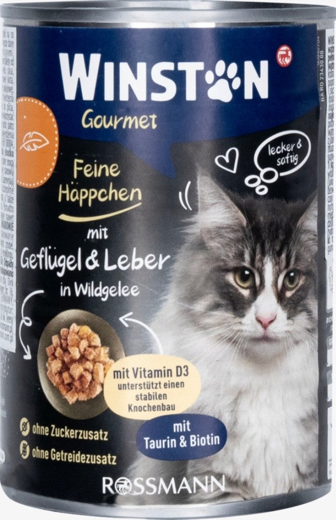 WINSTON Cat food mix of flavours 400gr Manufacturer code winston_mix_smaków