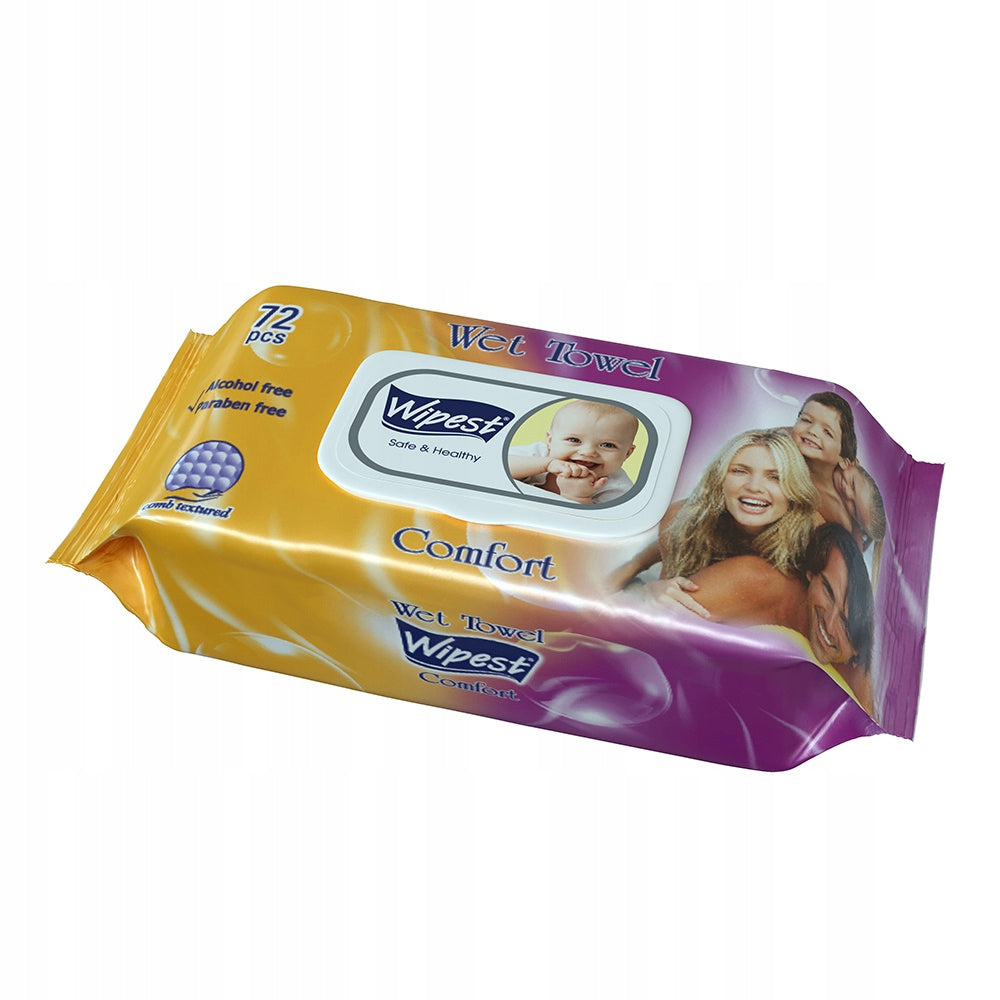 WIPEST COMFORT BABY WET TOWEL WET WIPES 72pcs.
