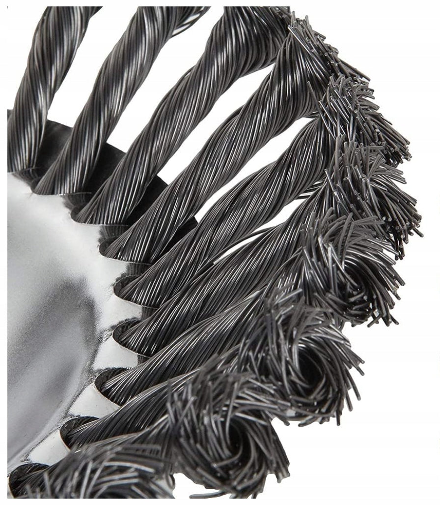 WIRE BRUSH FOR COMBUSTION SCYTHE FOR CLEANING WEED CUBE PAVING Manufacturer code Szczotka do chwastów chodników kostki bruku