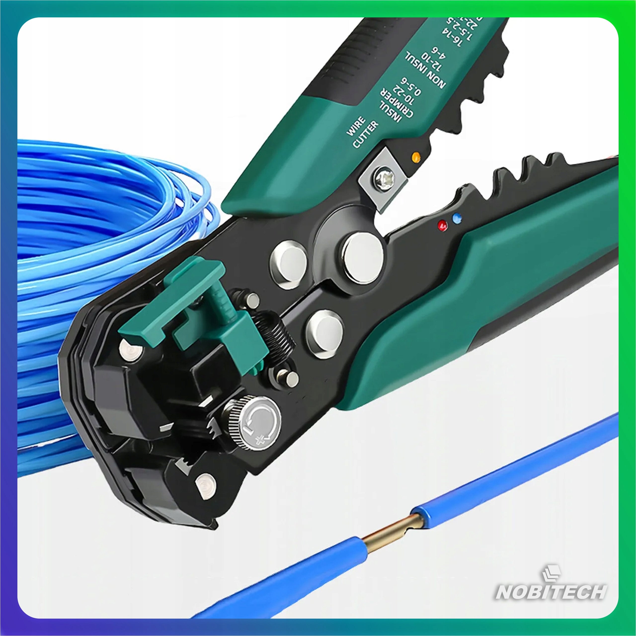 WIRE CUTTING INSULATION PULLING PLIERS AUTOMATIC CUTTING 0,2-6MM Packaging status original