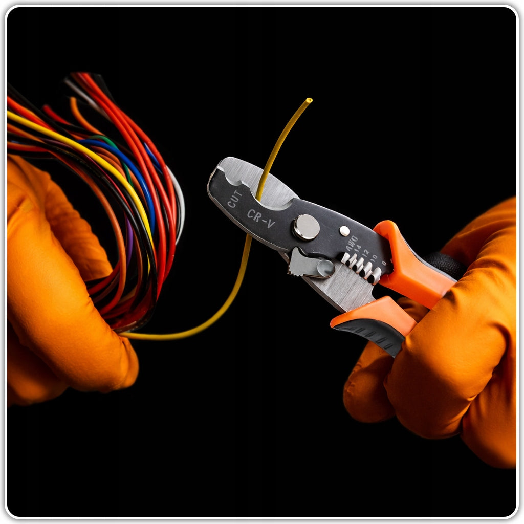 WIRE CUTTING PLIERS INSULATION PULLER MULTIFUNCTIONAL CUTTERS Length 185 mm