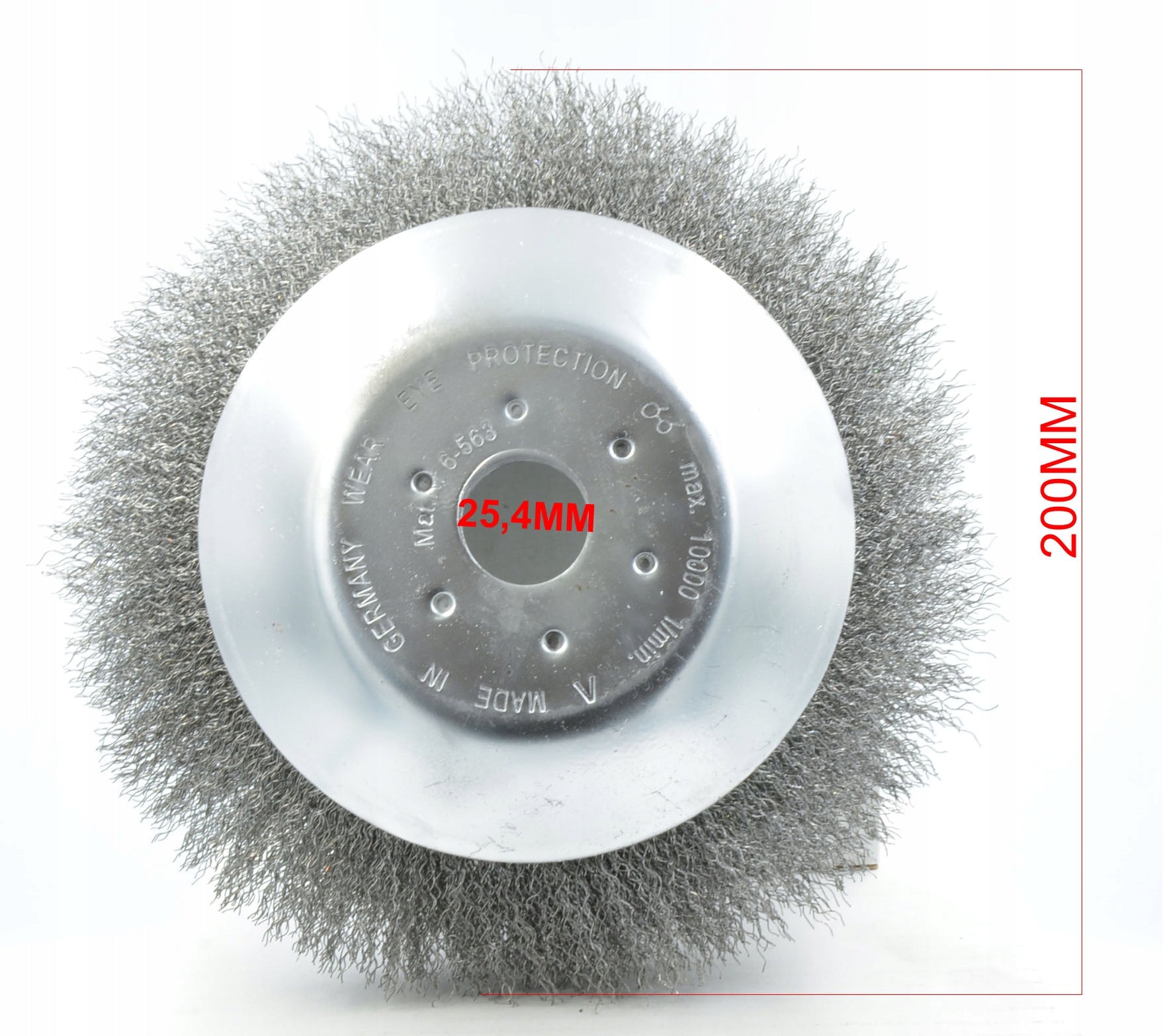 WIRE DISC WIRE BRUSH FOR WEED SCYTHE Diameter 200 mm
