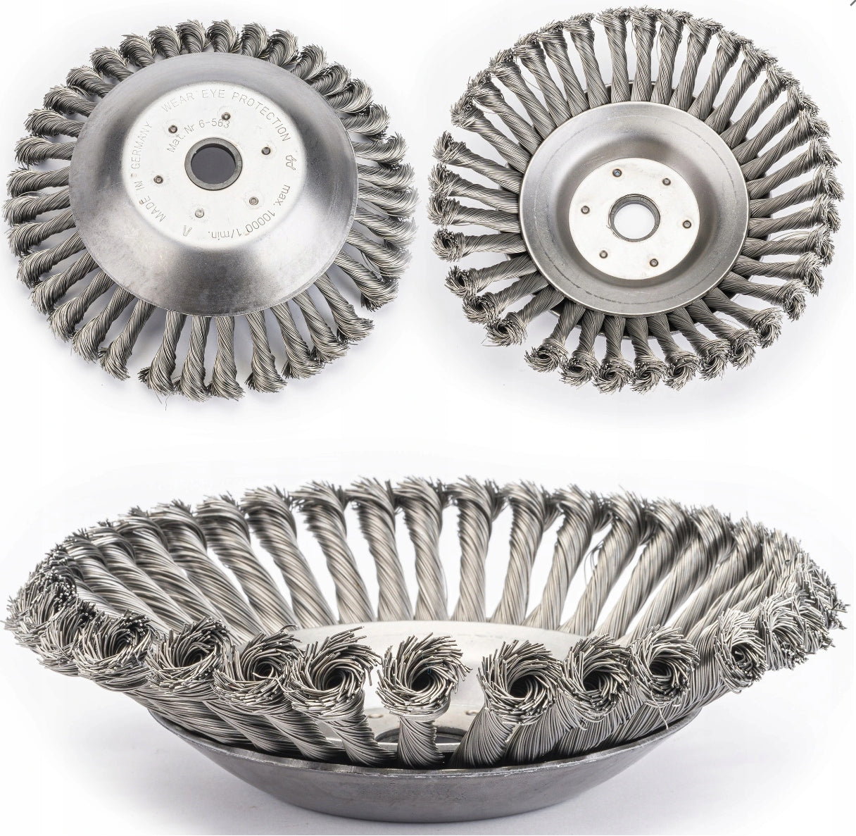 WIRE DISC WIRE BRUSH FOR WEED SCYTHE