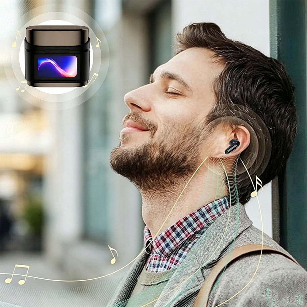 WIRELESS ANC HEADPHONES, DIGITAL TOUCH SCREEN, ACTIVE NOISE CANCELLATION Brand no brand