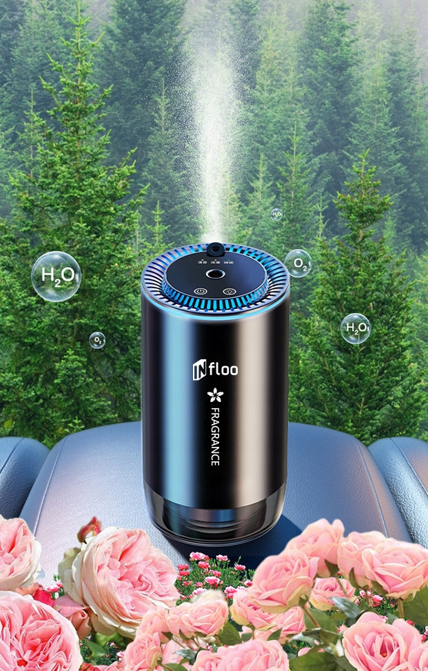 WIRELESS ATOMIZER FOR CARS HUMIDIFIER AROMA DIFFUSER FOR CAR Brand INfloo