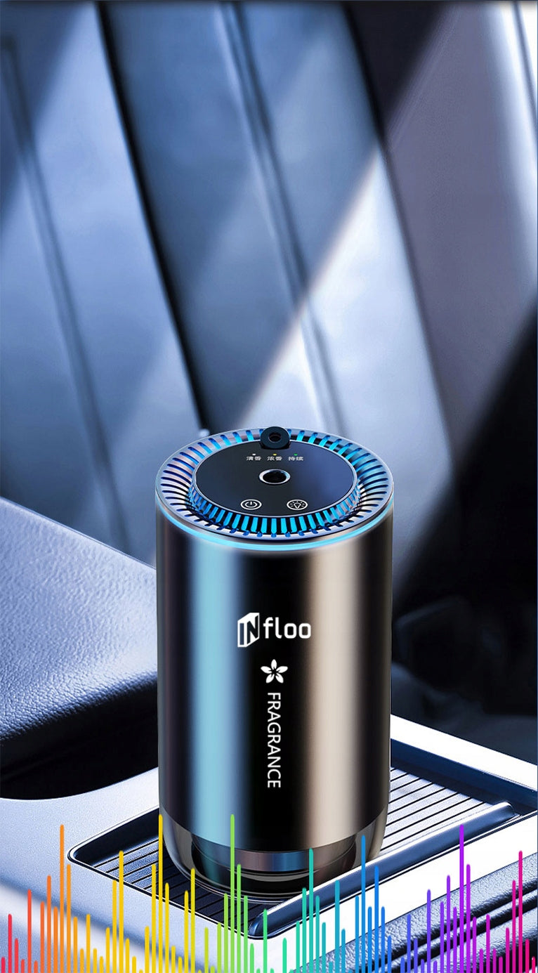 WIRELESS ATOMIZER FOR CARS HUMIDIFIER AROMA DIFFUSER FOR CAR Dominant color black
