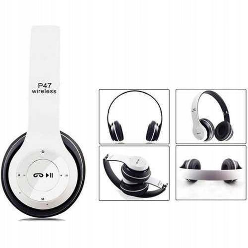 WIRELESS BLUETOOTH HEADPHONES P47 MP3 MICROPHONE Packaging status original