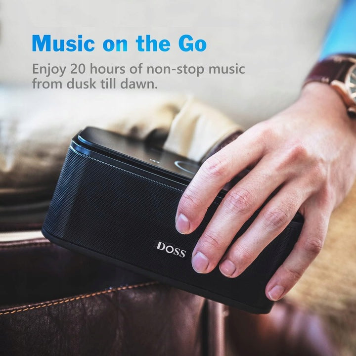 WIRELESS BLUETOOTH SPEAKER DOSS SOUNDBOX TOUCH SHADES OF GREEN Packaging status original