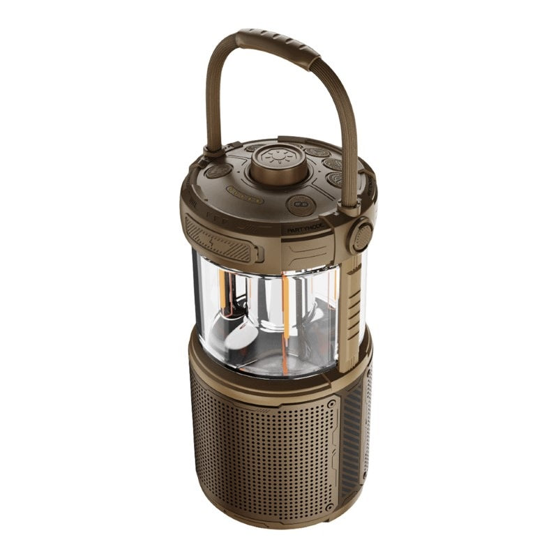 WIRELESS BLUETOOTH SPEAKER NEW FELIX 2 BROWN LANTERN LED LAMP Packaging status original