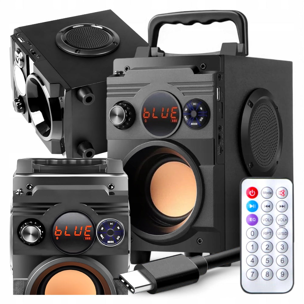 WIRELESS BLUETOOTH SPEAKER PORTABLE 800W MOBILE WITH FM USB SD RADIO