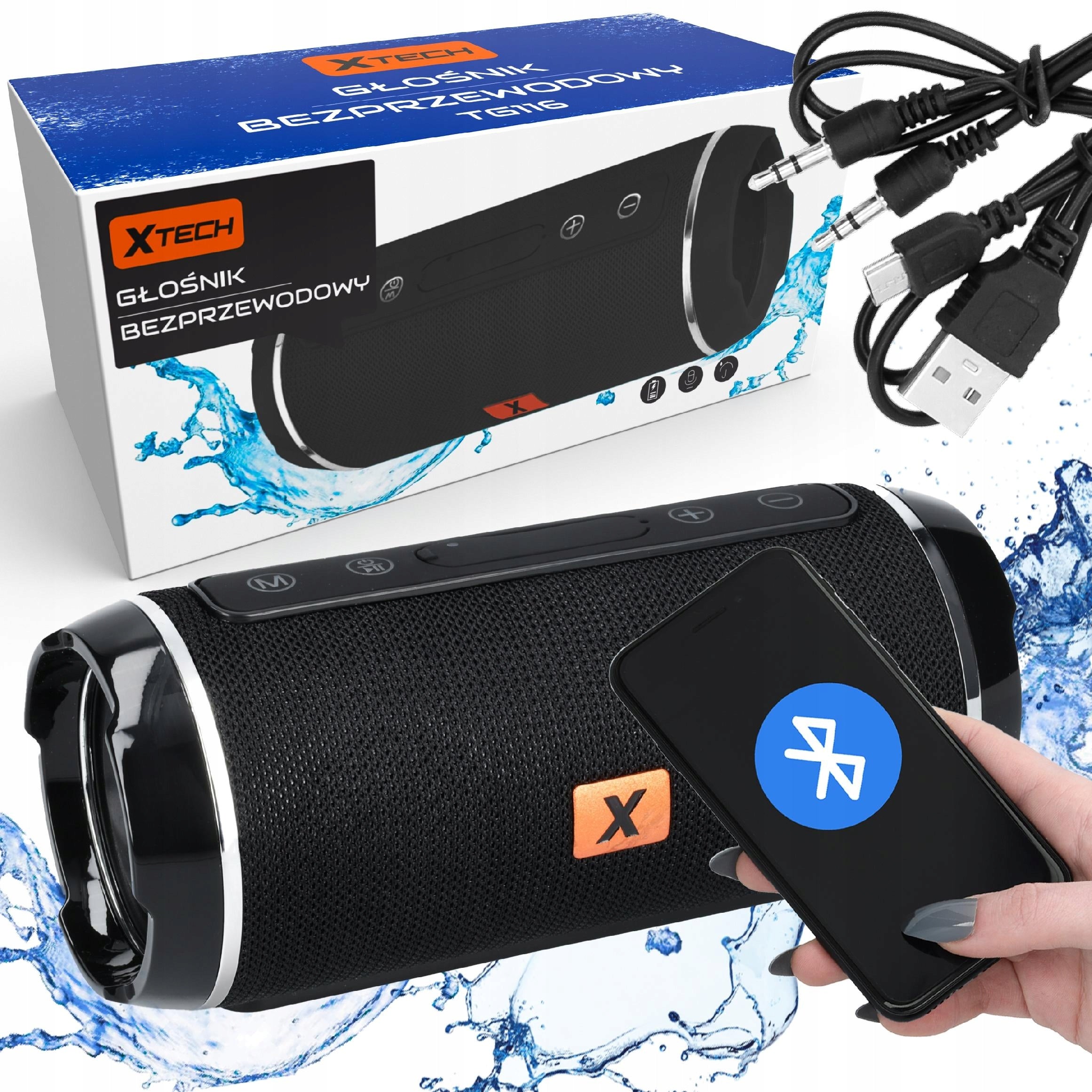 WIRELESS BLUETOOTH SPEAKER RADIO FM XTECH