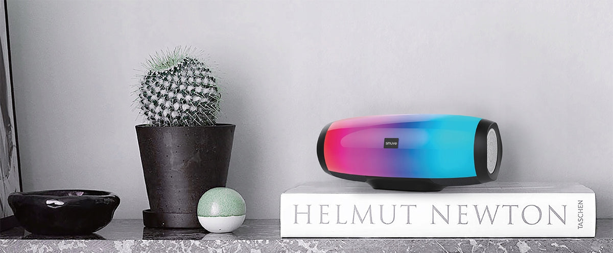 WIRELESS BLUETOOTH SPEAKER SMUVE LED RGB BASS Manufacturer code 9111