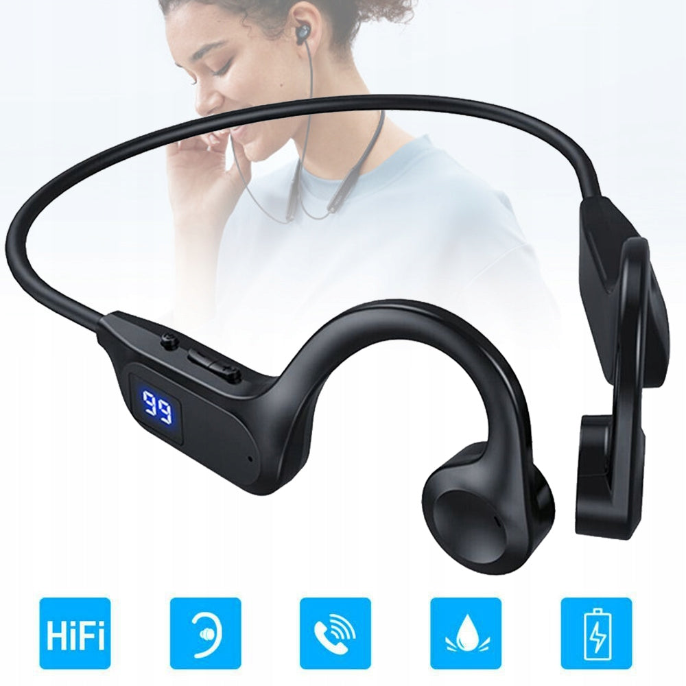 WIRELESS BONE CONDUCTION HEADPHONES, BLUETOOTH SPORTS HEADPHONES