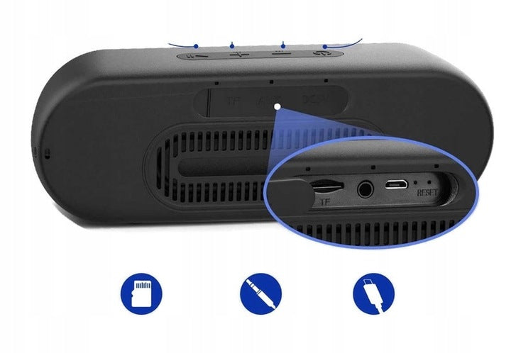 WIRELESS Bluetooth SPEAKER VTIN R4 Microphone Waterproof 24h Battery Operated Batteries included no