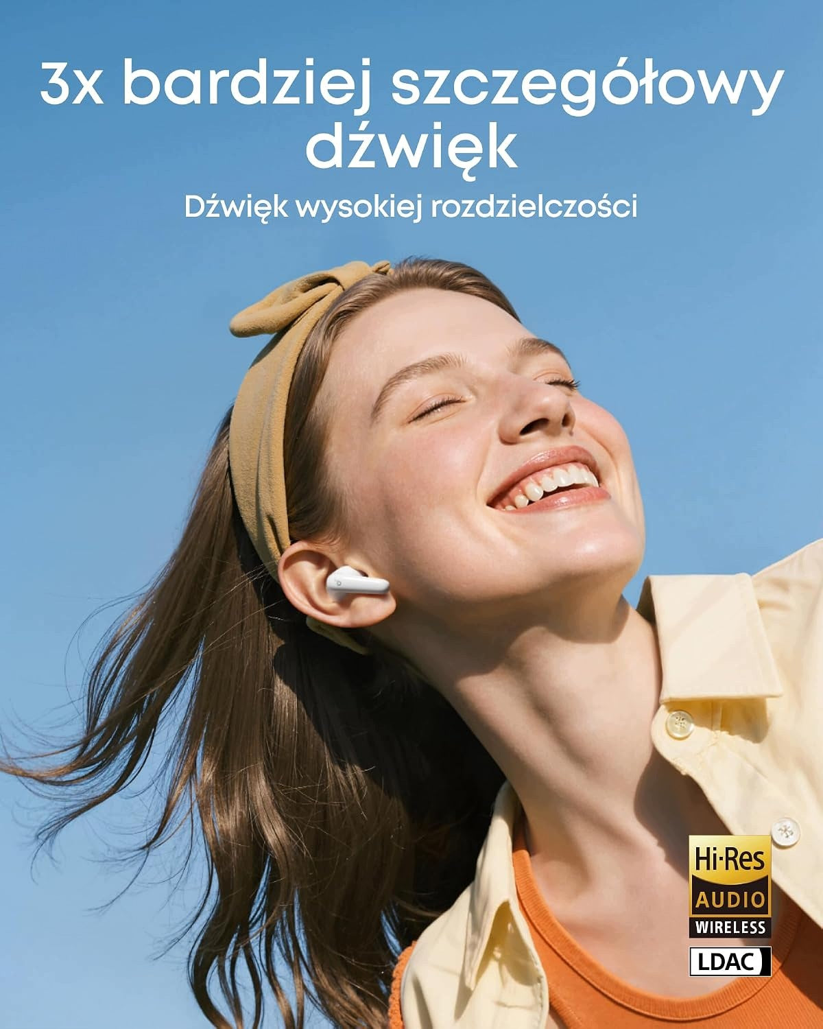 WIRELESS EARBUDS ANC HI-RES LDAC 50H Brand Soundcore