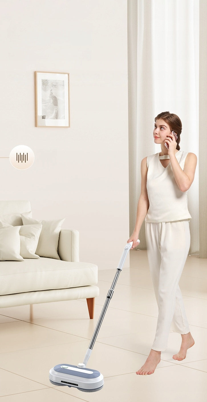 WIRELESS ELECTRIC MOP SET ROTARY MOP WASHER FOR WINDOWS+6MOPS Capacity 0.3 l