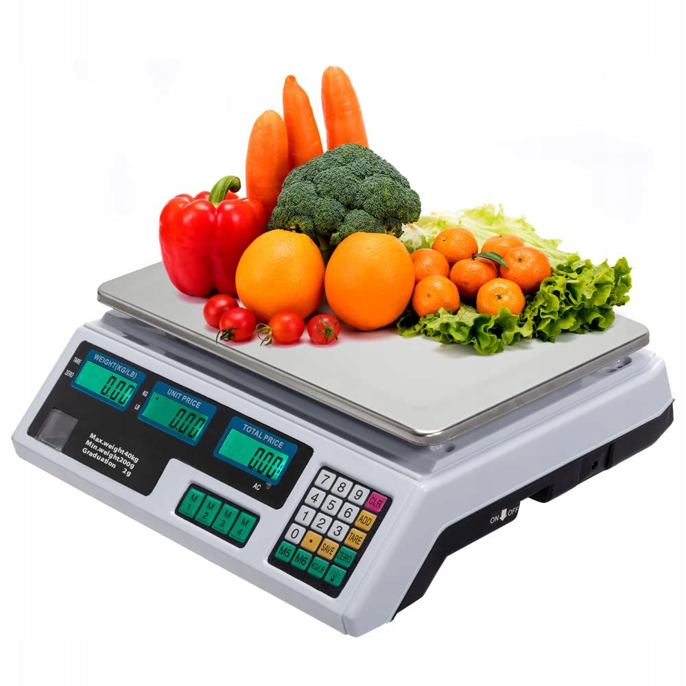 WIRELESS ELECTRIC SCALE SHOP GASTRONOMIC LCD 40KG BATTERY Brand no brand