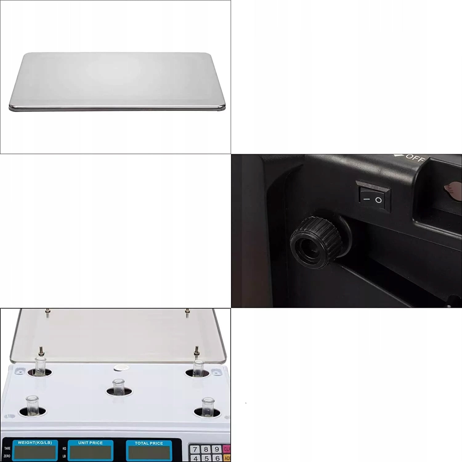 WIRELESS ELECTRIC SCALE SHOP GASTRONOMIC LCD 40KG BATTERY Manufacturer code 6909204781149