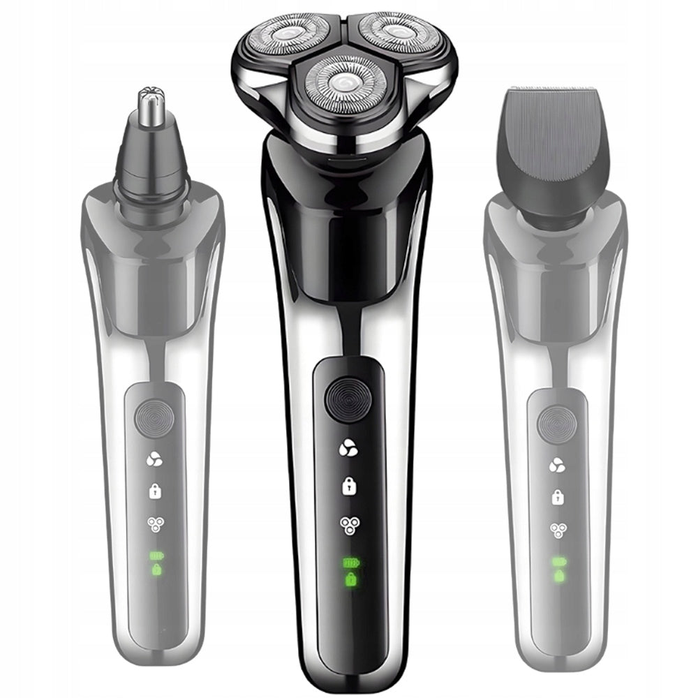 WIRELESS ELECTRIC SHAVER BEARD RAZOR 3in1 Type hybrid