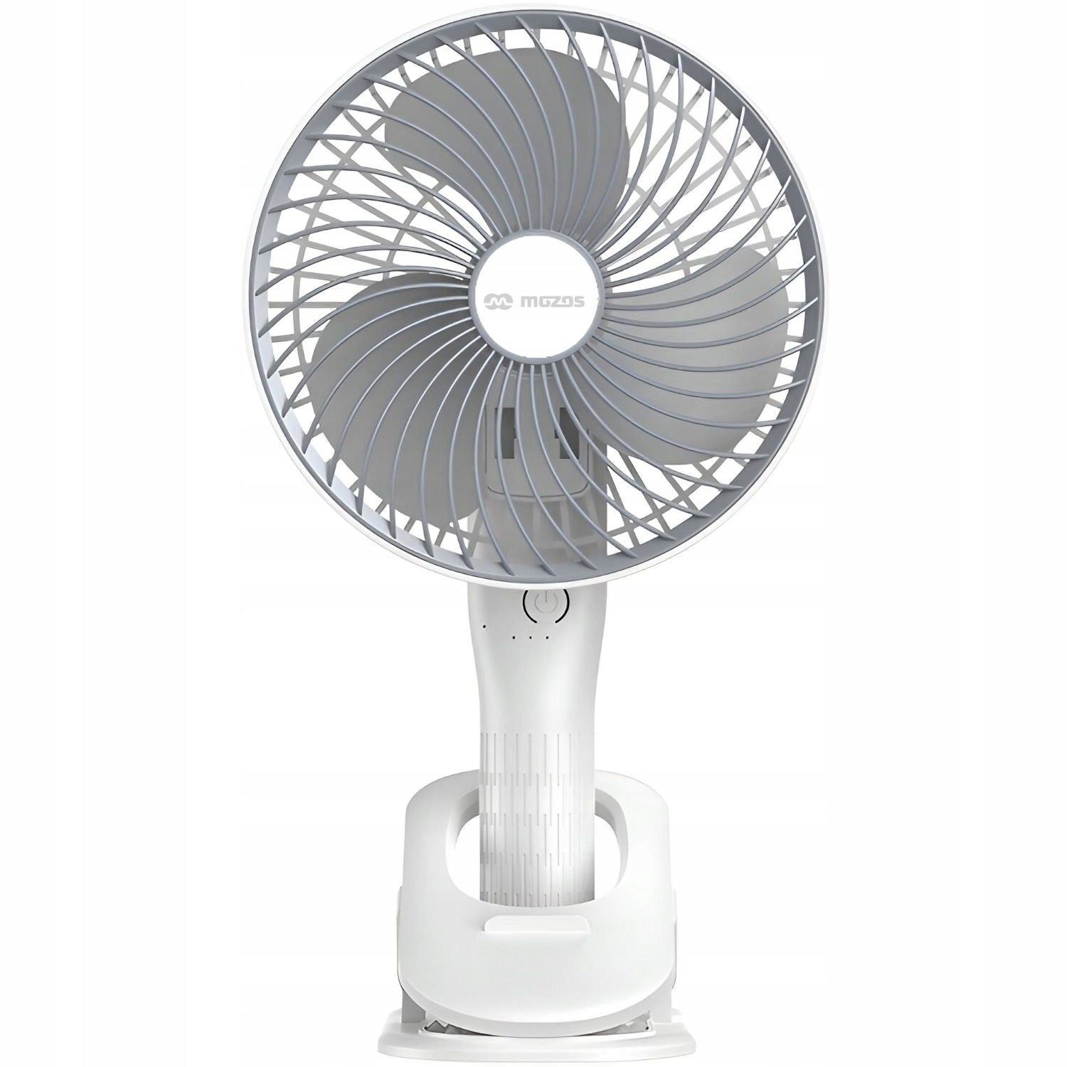 WIRELESS FAN WITH RECHARGEABLE BATTERY PORTABLE MOBILE CLIP STRONG 5W USB-C Brand Mozos