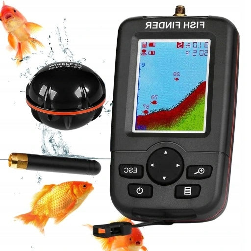 WIRELESS FISHING ECHO SOUNDER FOR LAKES AND RIVERS WITH BACKLIGHT