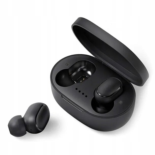 WIRELESS HEADPHONES AIRDOTS EARBUDS NEW MODEL + POWERBANK MICROPHONE Manufacturer code EarBuds