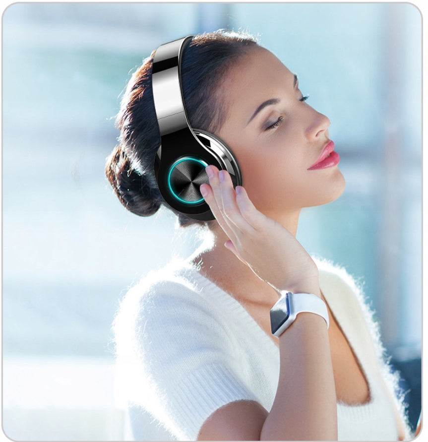 WIRELESS HEADPHONES B39 BLUETOOTH MICROPHONE RGB Packaging status original
